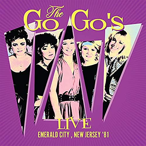 The Go-Go's album cover featuring four band members in purple and gold.