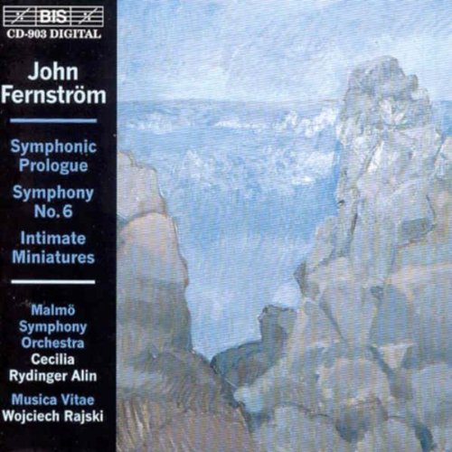 CD cover for John Fernström’s “Symphonic Prologue” with landscape art.