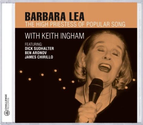 CD case with Barbara Lea album cover, featuring a woman singing into a microphone.