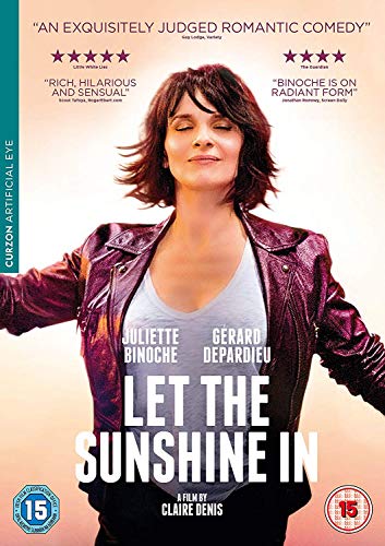 DVD cover for “Let The Sunshine In” featuring Juliette Binoche.