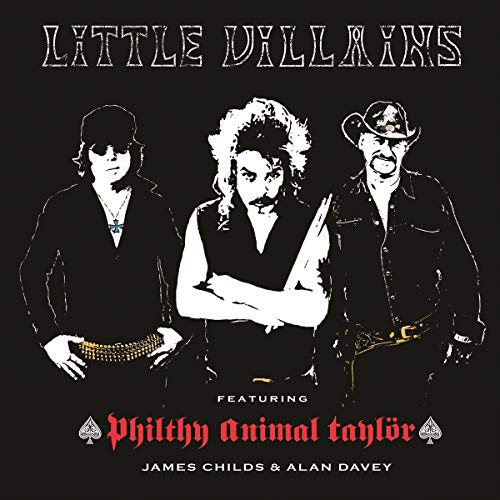 "CD cover art featuring three men in black and white against a black background."