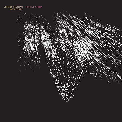 Album cover: abstract white lines forming a face on black background.