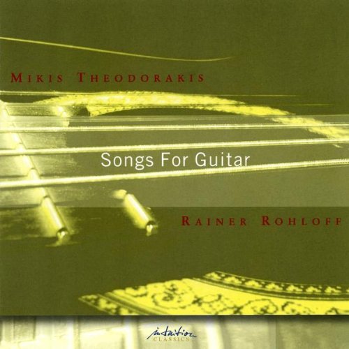 "CD cover featuring a close-up of a guitar with olive green background and text."
