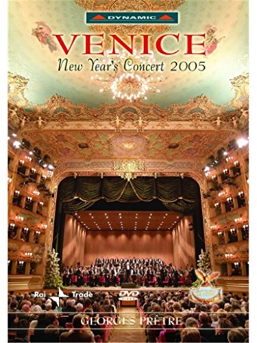 DVD cover of a 2005 Venice New Year's Concert in an ornate theater.