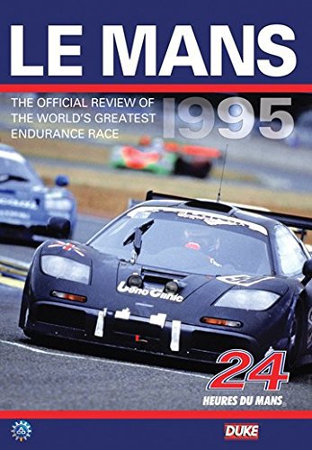 DVD cover for “Le Mans 1995” featuring a black race car.