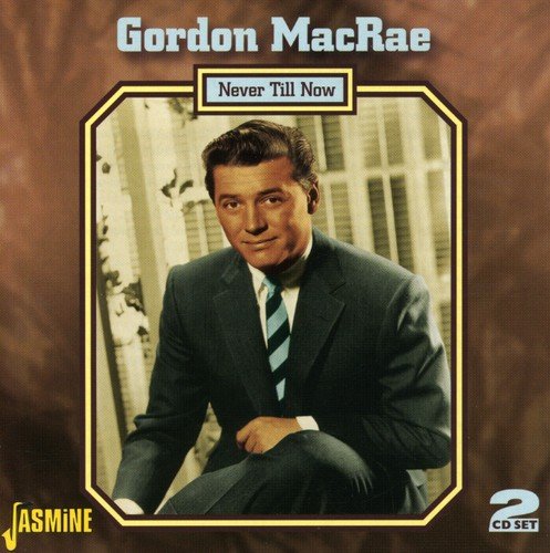 Gordon MacRae album cover featuring a man in a suit on a brown background.