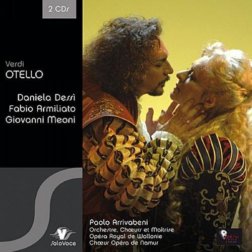 "CD cover featuring a man and woman in opera costumes, facing each other intensely."