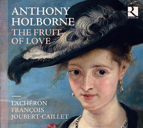 "CD cover art featuring a Renaissance woman in a black hat with feather."
