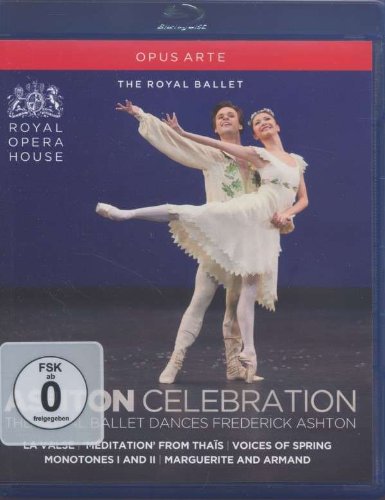 Blu-ray case with male and female ballet dancers in white against a blue background.