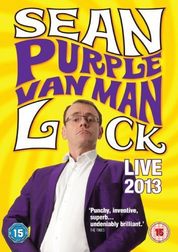 DVD cover for Sean Lock’s “Purple Van Man” featuring his portrait.