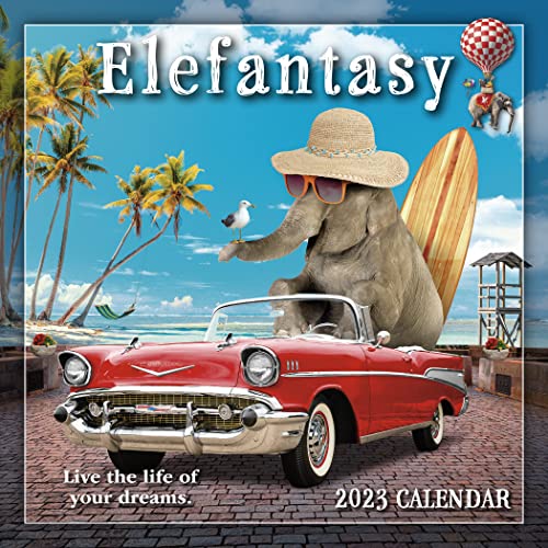 Elefantasy 12-Month 2023 Calendar (MINI 12 MONTH)