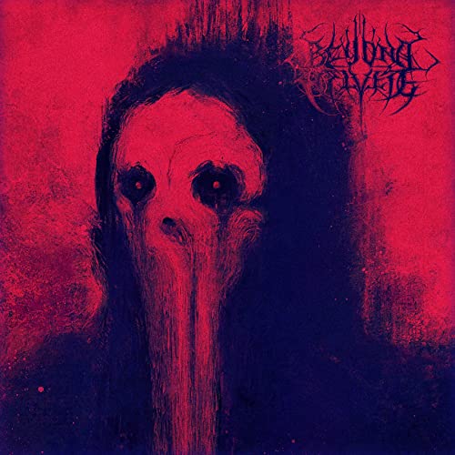 Red and black album cover featuring a distorted, screaming face.