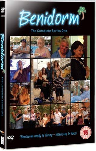 DVD cover for "Benidorm" Series One, featuring cast photos.
