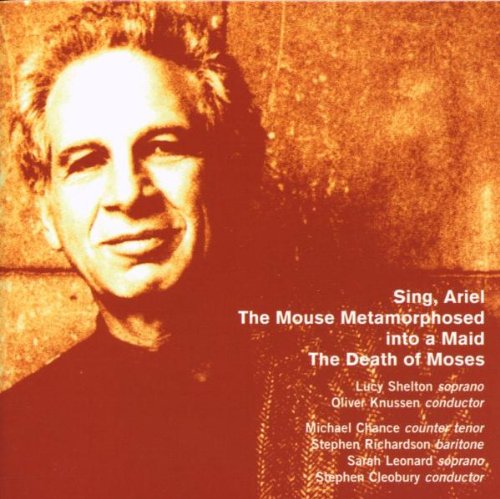 CD cover with sepia-toned portrait and white text listing musical compositions and performers.