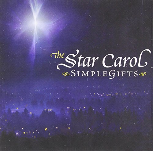 CD cover for "The Star Carol" by Simplegifts, with a starry night scene.