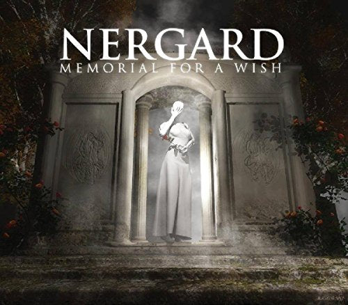 Nergard album cover: stone archway with a figure in a flowing gown.