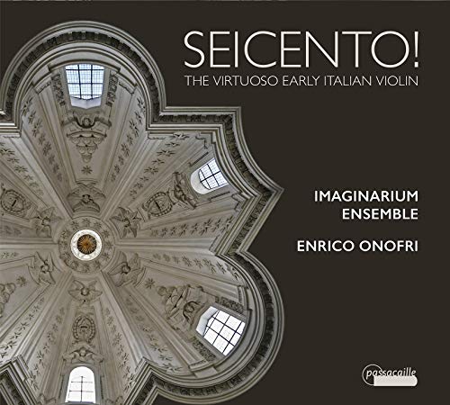 CD cover featuring ornate ceiling architecture and text: "Seicento!