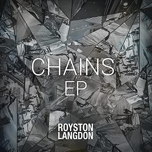 CD cover for Langdonroyston’s “Chains EP” with fractured mirror imagery.