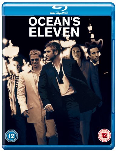 Ocean's Eleven" Blu-ray case featuring a group of people in suits.