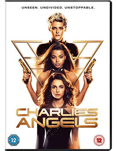 DVD cover for "Charlie's Angels" featuring three women with guns.
