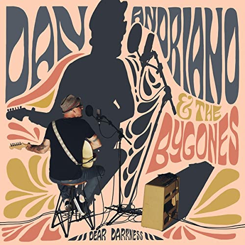 Album cover for Dan Andriano & The Bygones’ “Dear Darkness,” featuring a musician.