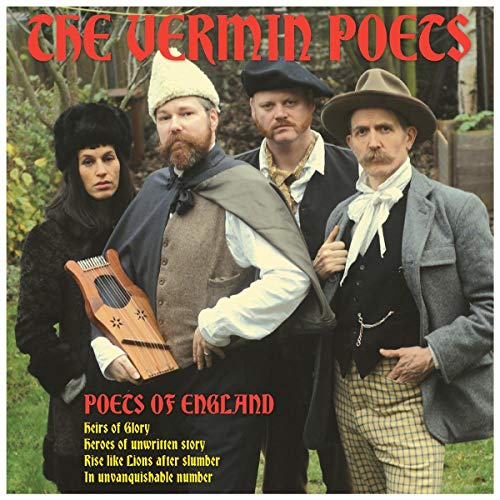 CD cover featuring four people in period clothing, outdoors.