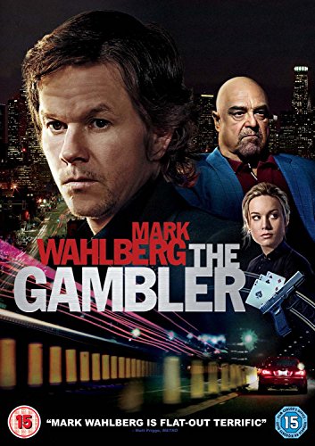 DVD cover for "The Gambler" featuring Mark Wahlberg and other characters in a cityscape.