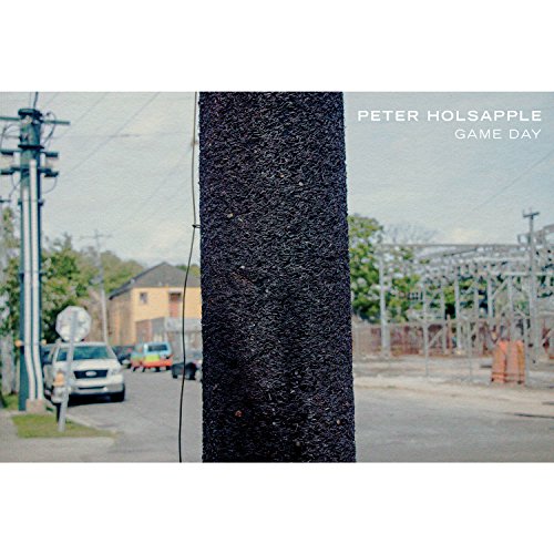 CD cover for Peter Holsapple’s “Game Day,” featuring a textured pole.