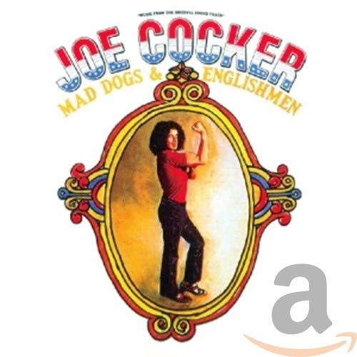 Joe Cocker “Mad Dogs & Englishmen” CD cover with ornate frame.