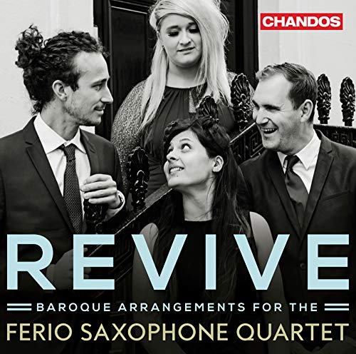 CD cover featuring four musicians and the title "Revive".