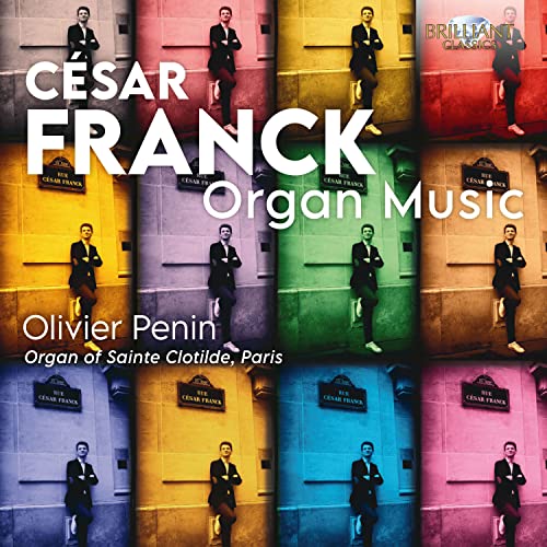 CD cover for César Franck’s Organ Music by Olivier Penin.