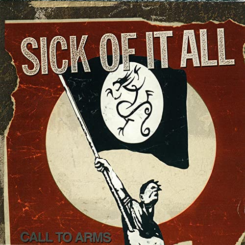Sick Of It All album cover: raised fist holding a black flag.