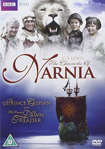 DVD cover featuring a lion and characters, with a ship on the water.