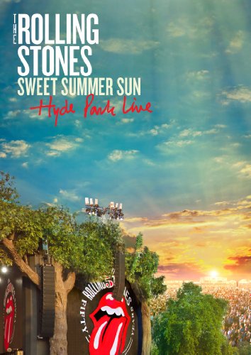 Rolling Stones "Sweet Summer Sun" DVD cover with a sunset and crowd scene.