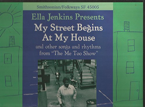 Vinyl album cover for Ella Jenkins’ “My Street Begins at My House.”
