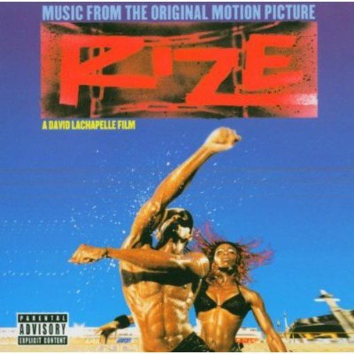 "CD cover for 'Rize' soundtrack featuring a man and woman dancing on a beach."