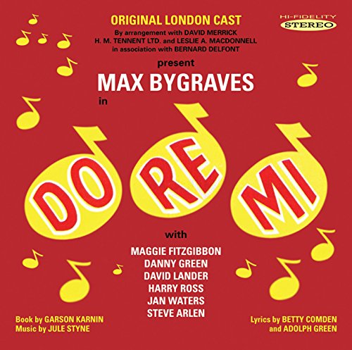 Red album cover with yellow musical notes and "Do Re Mi" in large red letters.