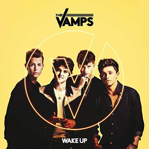 Album cover for The Vampsā āWake Upā featuring four young men.