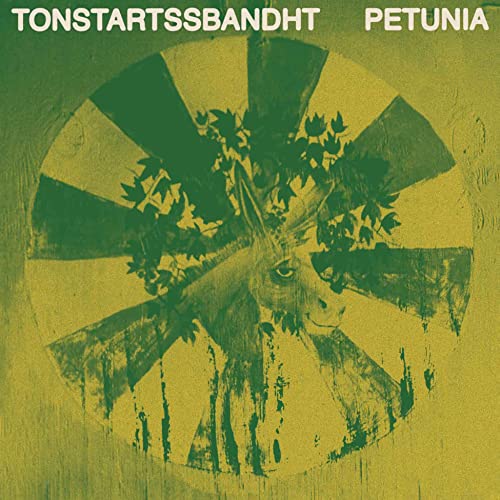 Vinyl album cover for Tonstartssbandht’s “Petunia” featuring a horse and foliage.