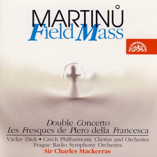 A CD cover with a silhouette of a cross, text, and a red logo.