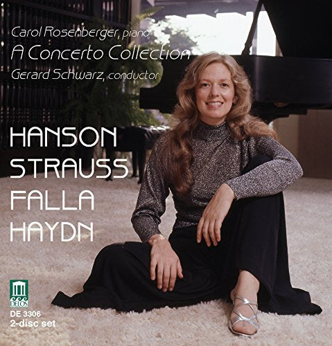 CD cover with a smiling woman standing beside a piano, outdoors.