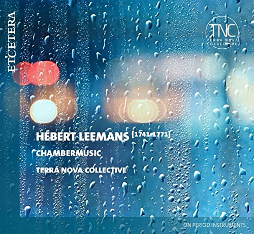 CD cover for Hebert Leemans’ Chamber Music, blurred rainy background.