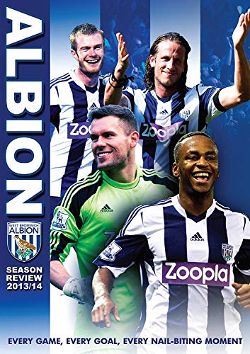 West Bromwich Albion 2013/2014 season review DVD cover with player images.