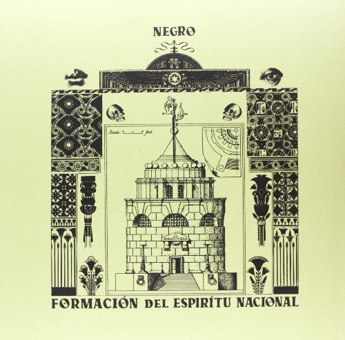 Vinyl record cover: architectural drawing with text "Negro - Formación...