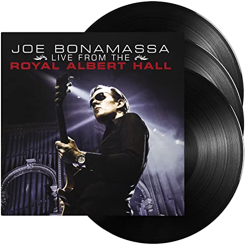 Joe Bonamassa vinyl record: album cover with guitarist and two black discs.
