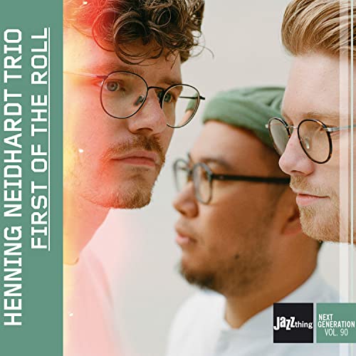 CD cover featuring three men with glasses, close-up portrait.