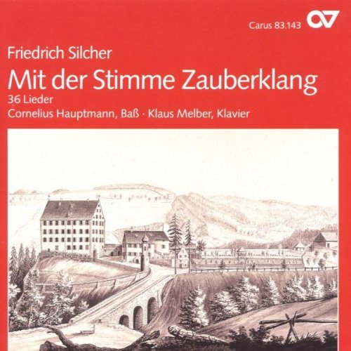 CD cover for Friedrich Silcher’s “36 Lieder” with a landscape drawing.