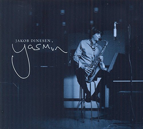Jakob Dinesen album cover featuring a saxophone player in a studio.
