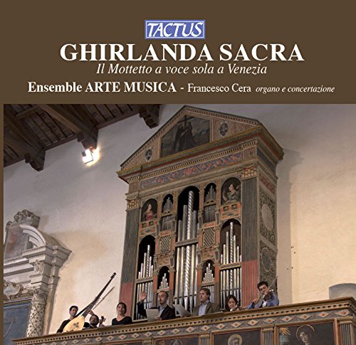"CD cover featuring a church organ and musicians on a balcony."