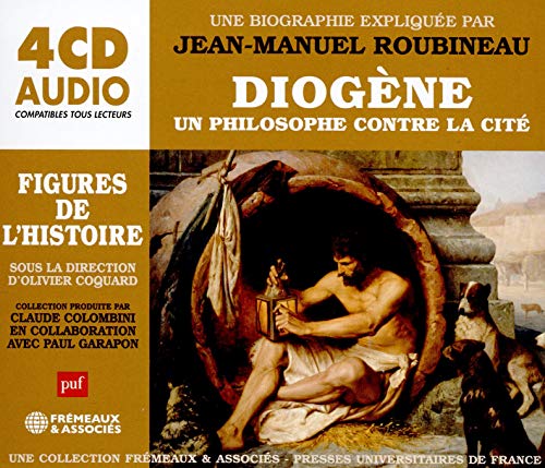 CD cover for “Diogène - Un Philosophe Contre la Cité” biography by Jean-Manuel Roubineau.